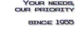 At your service since 1955